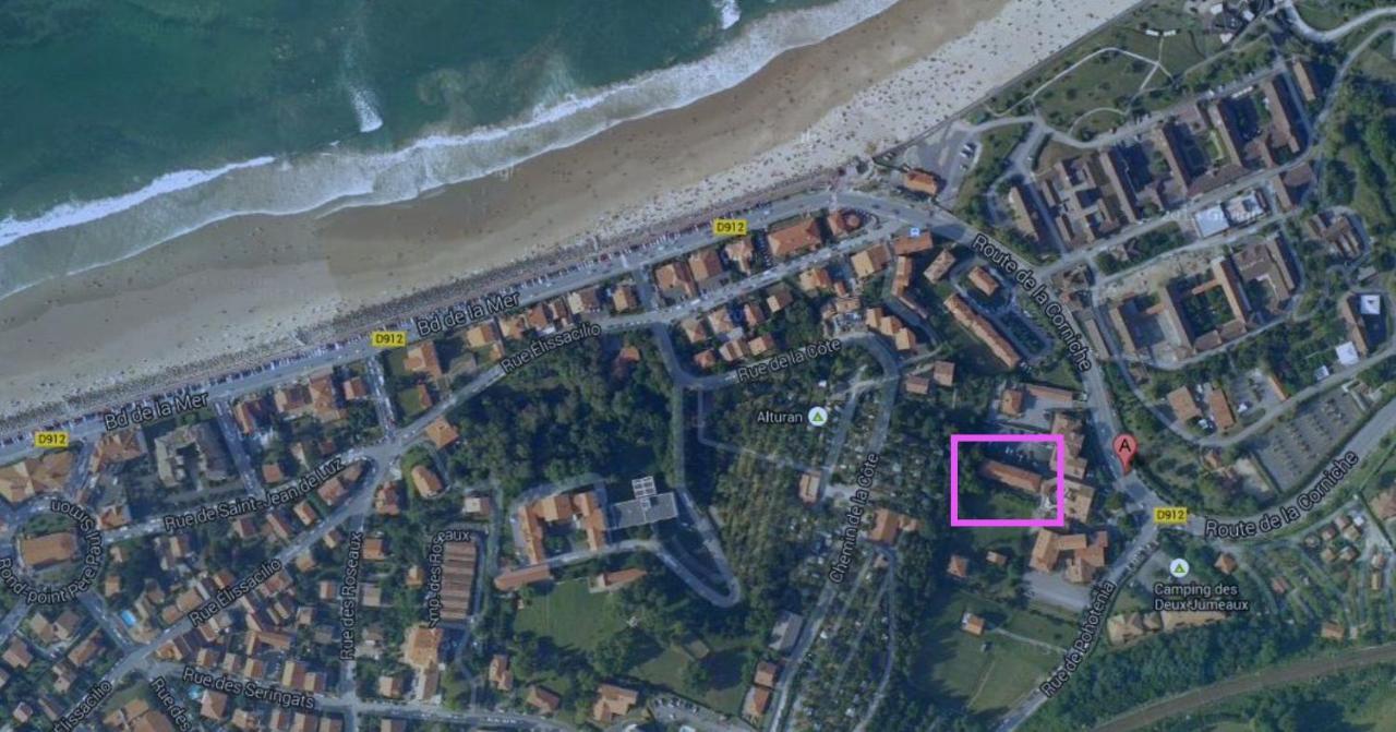 Appartement Lumineux, Avec Balcon, A 200M De La Plage Hendaye Luaran gambar
